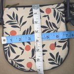 JOYN Crossbody Bag Handmade Abstract Leaf Print Blue Photo 7