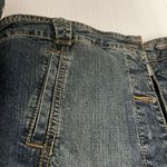 CAbi Jean Jacket Blue Denim Button Front Cropped Photo 3