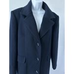 Forecaster Navy 100% Wool Dress Coat, Sz: 13/14 Petite (b47) Blue Size 14P Photo 1
