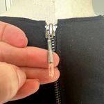 Elie Tahari Elle Tahari Horizon Emily 100% Lamb Suede Leather Knit Sheath Dress 0 Photo 5