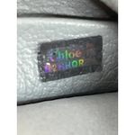 Chloé Dylan Leather Tote Baby Blue Gray Made In Italy Gold Hardware Carryall Photo 5