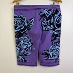 Seedless Clothing Sweatpants Womens Small Purple Floral Lounge Y2K Crop 15" NWT Photo 8