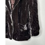 American Vintage Vintage 90s 1990s Y2K 2000s Spenser Jeremy gray velvet blazer rayon silk Photo 2