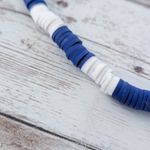 Blue & White "Back" Bracelet Photo 5