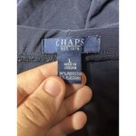 CHAPS  Women’s Skirt Size Large Navy Blue Flowy A-Line Mid-Length Casual Career Photo 3