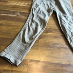 SAVVI Leggings Active Large Cropped Green Sage Textured L Spandex Compression Photo 3