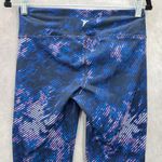 Old Navy  Active Cropped Capri Blue Purple Yoga Stretch Pants Leggings M Medium Photo 4