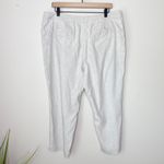 J.Jill Genuine Fit Stretch Linen Ankle Pants Size 18 Beige Summer Resort Beach Photo 6