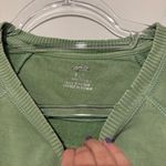 Aerie  take it‎ easy tiger distressed sweatshirt green size small Photo 3