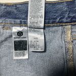 Levi's Women's Premium Mini Icon Outback Skirt Blue Cutoff Denim Cargo Pocket Photo 5