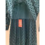 NWT Ivy City Co Lacey Dress Emerald Modest Church Green Tiered Large Fitted Photo 3