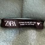 ZARA Long Sleeve Sweatsuit Set With Hoodie And Wide Legs, Size M Photo 2