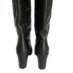 EUC Sigerson Morrison Chessa Black Knee‑High Leather Heeled Boots Elegant Sz 9.5 Photo 5
