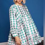 Dream Sister Jane Stuck at Sea Pink Green Plaid Dress | S Photo 0