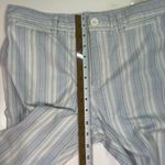 Gap Wide Leg Crop Striped Pants Womens 8R Blue Photo 6