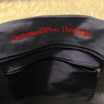 Vintage Steiff Canvas Tote Bag Embroidered Steiff Teddy Bear Zipper Closure Blue Photo 4