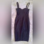 House Of CB NWOT  'Bellissima' Black Sweetheart Midi Pockets Dress sz M Photo 8