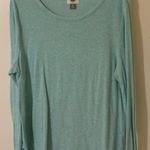 Old Navy Pretty light teal long sleeve hip-length pullover Photo 0