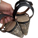 Cole Haan EUC Leather Myra Wedge Sandals Brown Black Size 11 Photo 6