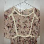 Kindred  mauve with gold embellishment floral blouse Photo 3