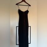 Nookie  Chocolate Brown velvet Dress Photo 9