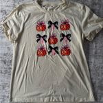 Fall pumpkin womens graphic tee size large Photo 0