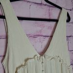 ASOS  CREPE CRINKLE PLEATED STYLE BUTTON FRONT RUFFLE WIDE LEG TANK JUMPSUIT 6 Photo 4