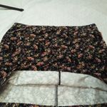 Massimo supply floral corduroy women's skirt Black Size 16 Photo 10