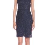 ModCloth Marina Navy Blue Strapless Sheath Party Dress Wedding Cocktail Formal Size 14 Photo 1