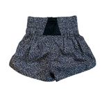 Free People Movement The Way Home Leopard Print Athletic Shorts Womens Medium Blue Photo 2