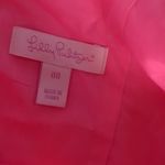 Lilly Pulitzer  dual lined pink lace dress with front bow size 00 Photo 3