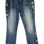 Driftwood Kelly Embroidered Floral Bootcut Jeans - size 30 Photo 0