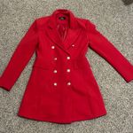 Lulus Red Fitted Blazer Medium Photo 0