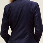 Anthropologie MODCLOTH Navy Blue Velvet Blazer Photo 2