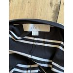 Loft Striped Crewneck Short Sleeve Stretchy Knee Length T-Shirt Dress Size XS Photo 3