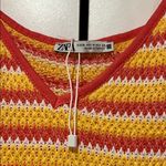 ZARA  | Striped‎ Jacquard Crochet Knit Midi Dress medium Photo 3