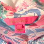 Lilly Pulitzer  Small Top Pink Blue Ginger Top Viva‎ La Lilly Bell Sleeve 125 Photo 3