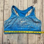 Nike Dri-Fit Blue with Gray Just Do It Scribbles Sports Bra. Size XLARGE. EUC Photo 1