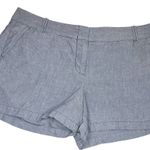 J.Crew Chambray Chino Flat Front Shorts Size 14 Photo 1
