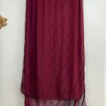 Komarov Beaded Neck Sleeveless Asymmetrical Tiered Dress with Shawl Size XL Photo 8