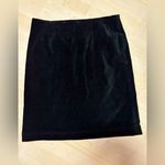 Talbots Vintage Black Velour Skirt Size 16 Photo 0