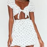 Princess Polly Carrie White Floral Skirt Set Photo 0