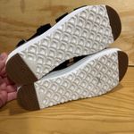 UGG  Women's Braelynn Black Patent Leather Suede Sandals Photo 7