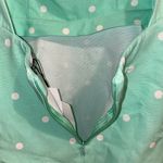 ZARA NWT Green Linen Polka Dot w/ Pocket Straight Neckline Mini Dress S 4661/371 Photo 11