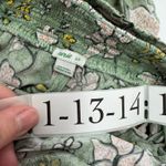 Aerie Shorts Womens Small Green Floral Print Pink Yellow Smocked Waist G Photo 2