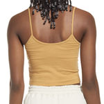 BP  Stretch Organic Cotton Crop Camisole In Tan Cinammon​​​​​​​​​​ Photo 1