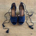 CAbi  Dark Blue Lace-Up Espadrilles Photo 1