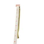 Vintage Gold Tone Herringbone Chain Bracelet | Chunky Retro Statement Photo 4