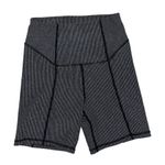 For Love & Lemons Rib Texture Bike Shorts Gray Size Small Athletic Athleisure Photo 1
