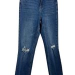 OAT New York Jeans Women Size 25 Skinny Blue Denim Raw Hem Casual Cotton Photo 0
